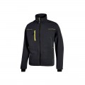 Chaqueta stretch repelente al agua U-POWER PLUTON negro Black Carbon - PE178BC