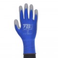 Guante nylon azul sin costuras TOMAS BODERO, recubrimiento poliuretano, alimentación - 500AZ URETAN