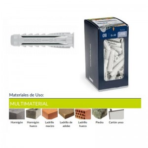 Taco de nylon SINEX 4 segmentos sx-taco, caja