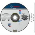 Disco de corte abrasivo PRO BOSCH Inox and Metal WA 36 R BF, 230 mm, 22,23 mm, 1,9 mm - 2608601514