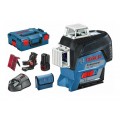 Nivel Láser BOSCH GLL 3-80 C + Batería 2.0ah + Cargador + Soporte BM1 - 0601063R02
